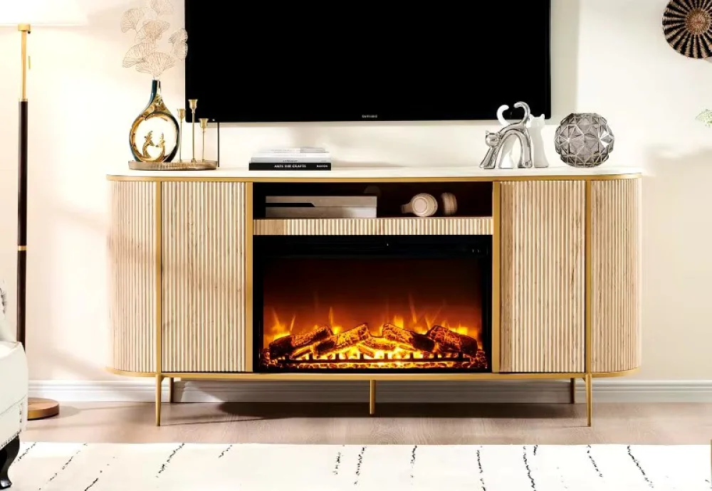 electric fireplace and heater